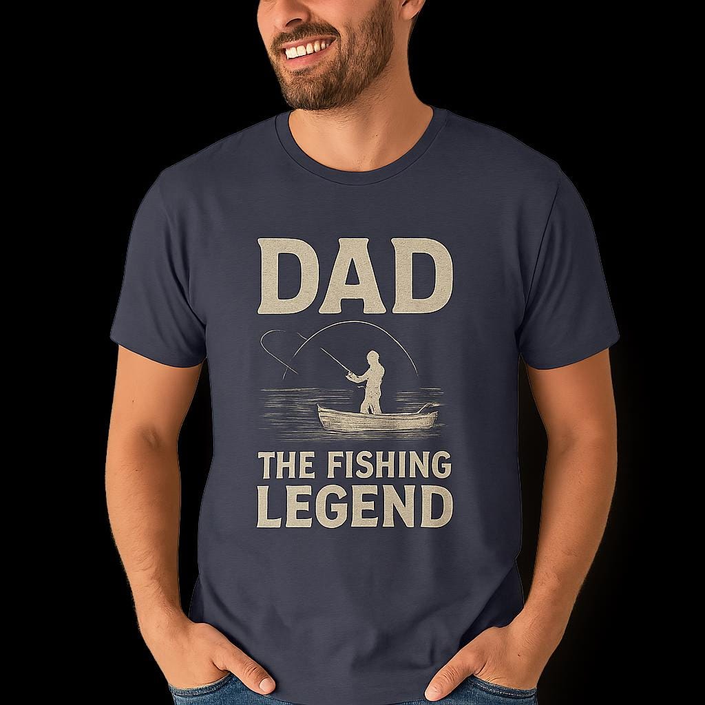 Fishing Legend Dad T-Shirt